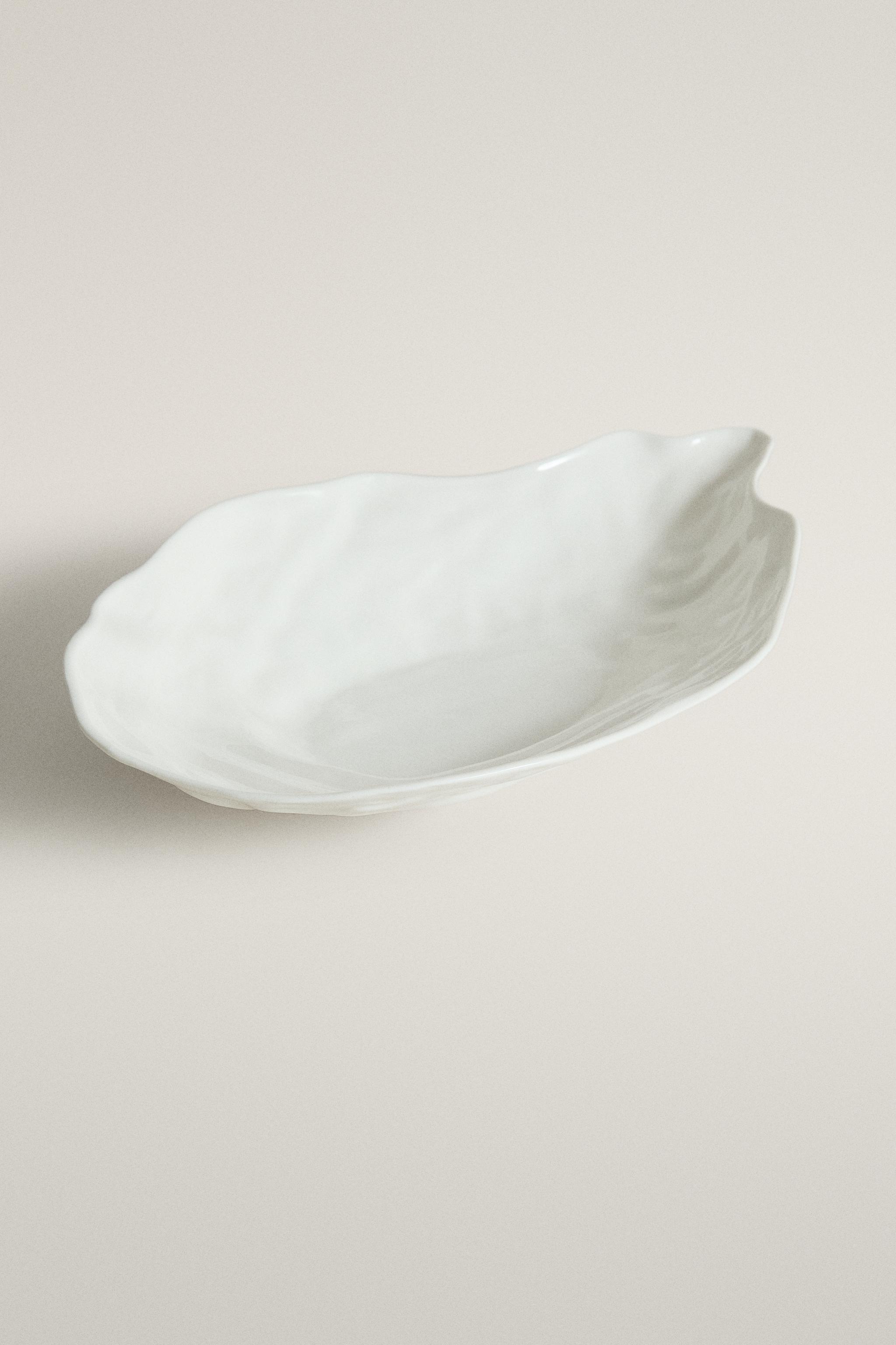 GRAND PLAT COQUILLAGE EN PORCELAINE